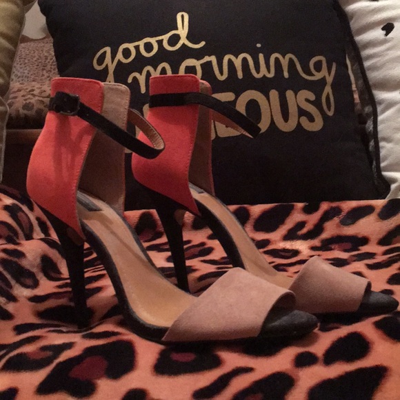 escarpins orange zara